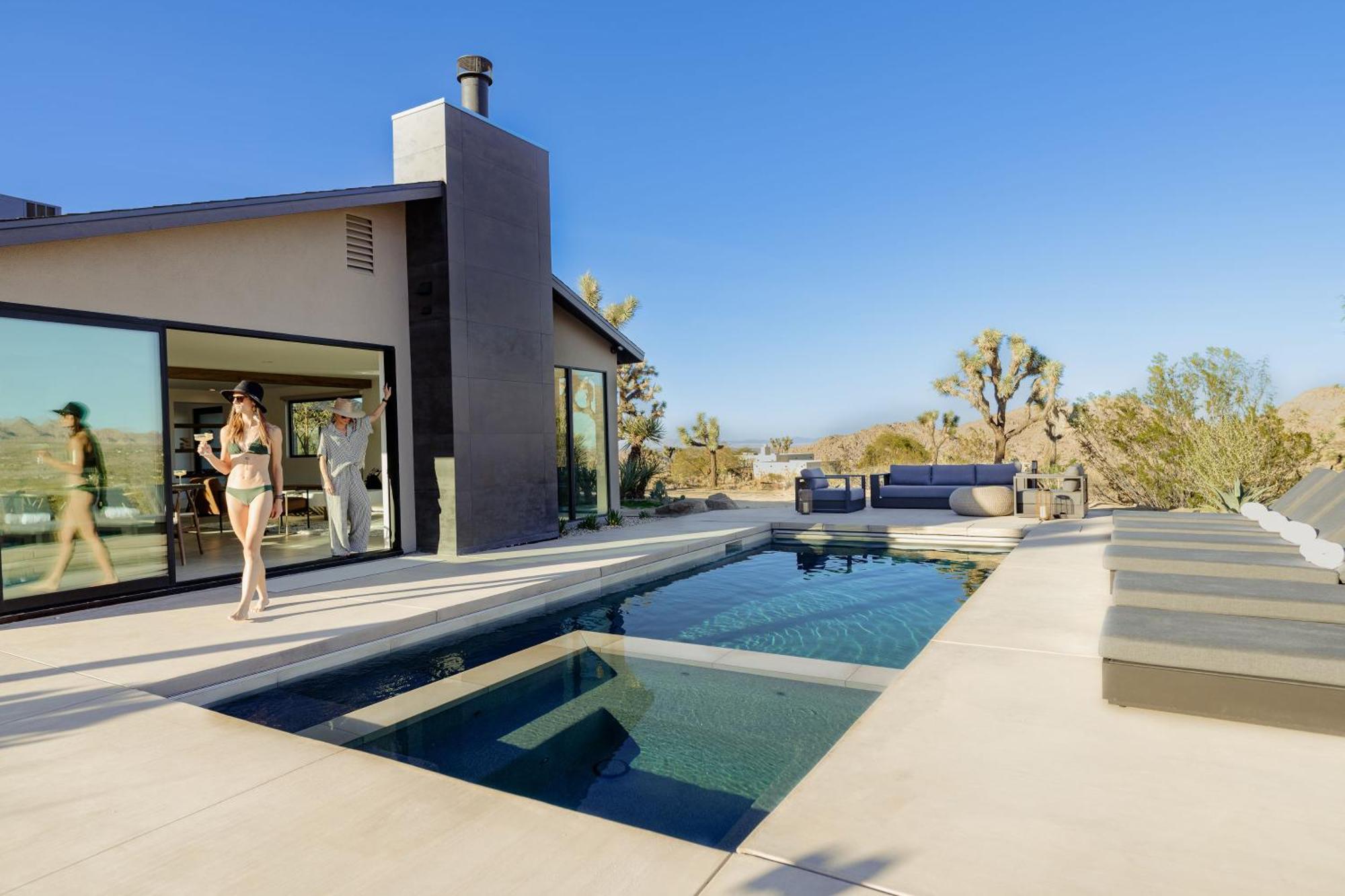 Amaru Muru - Luxury Retreat With Pool/Hot Tub/Yoga ジョシュア・ツリー エクステリア 写真